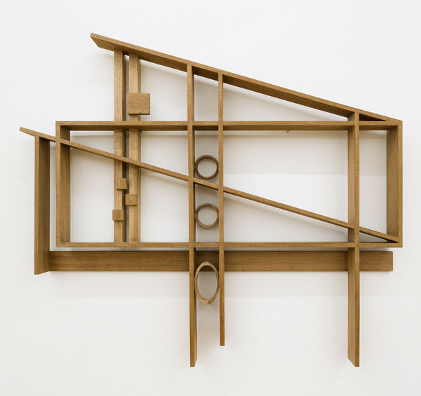 "Logicians #1", 2013 Frederik series Mahogany wood