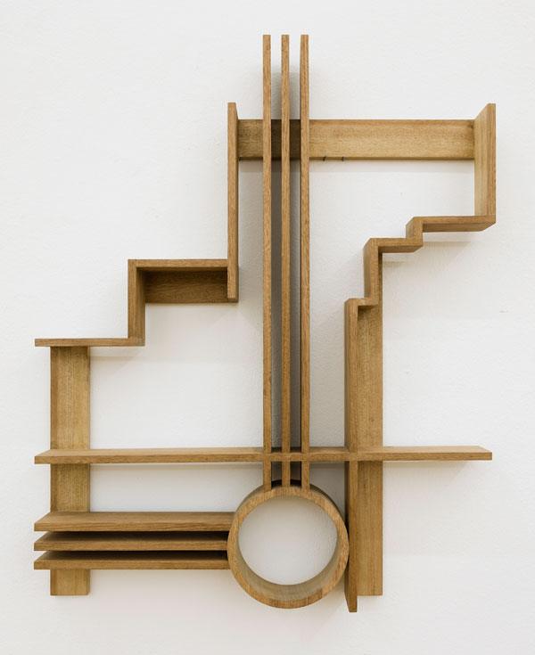 "Logicians #3", 2013 Frederik series Mahogany wood